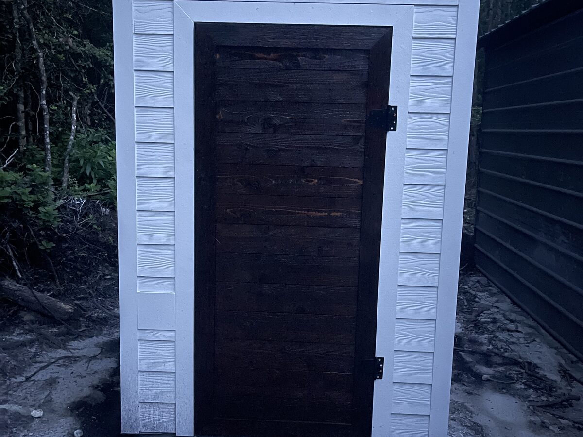 Custom-built storage shed